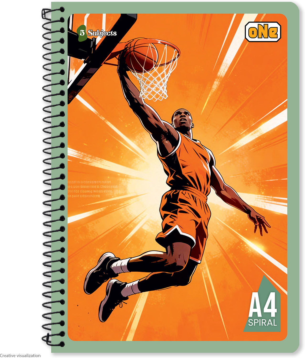 Image of NRP oNe 5 Subject A4 Notebook Unruled 400 Pages