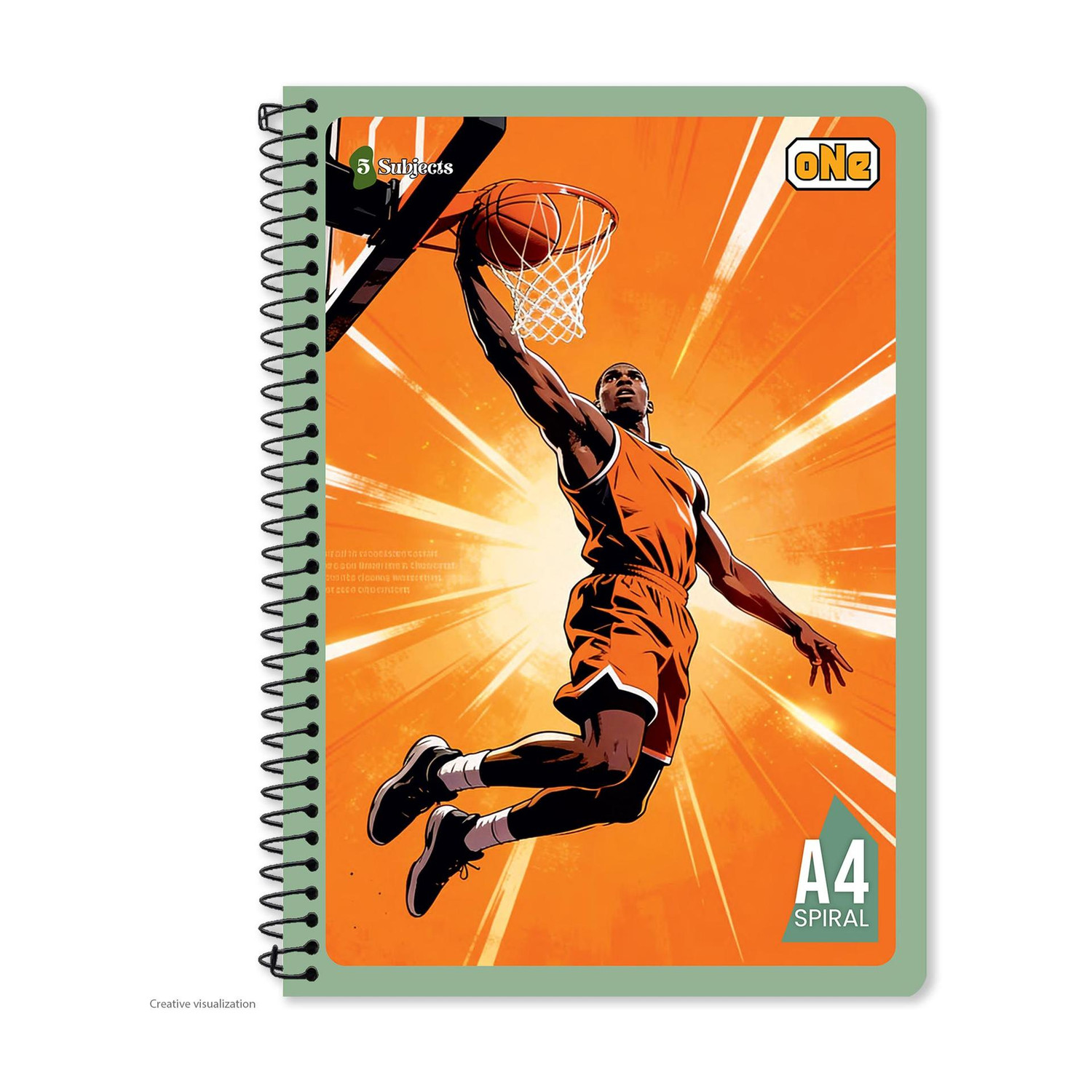 Image of NRP oNe 5 Subject A4 Notebook Unruled 400 Pages