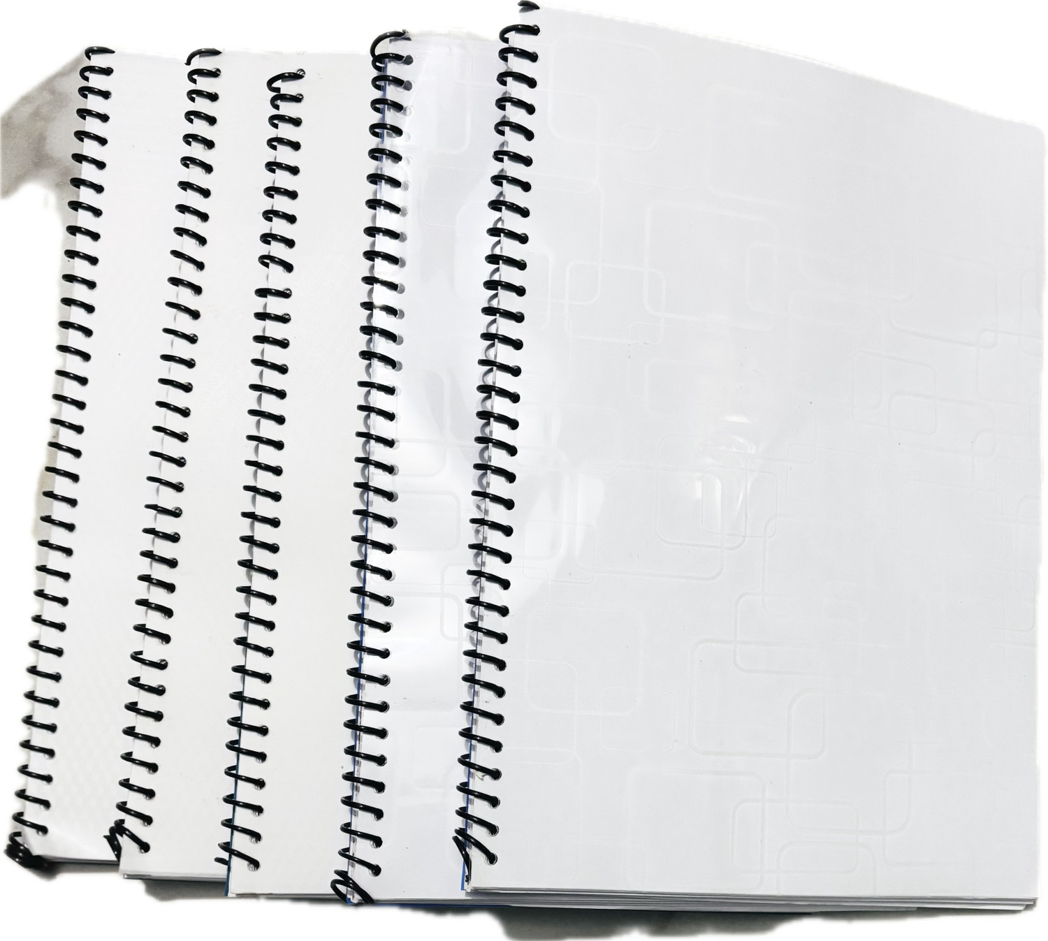 Image of ACCENT Plastic Cover Notebook A4 plain 200 pages per Notebook ( Pack of 5) A4 Notebook Unruled 200 Pages
