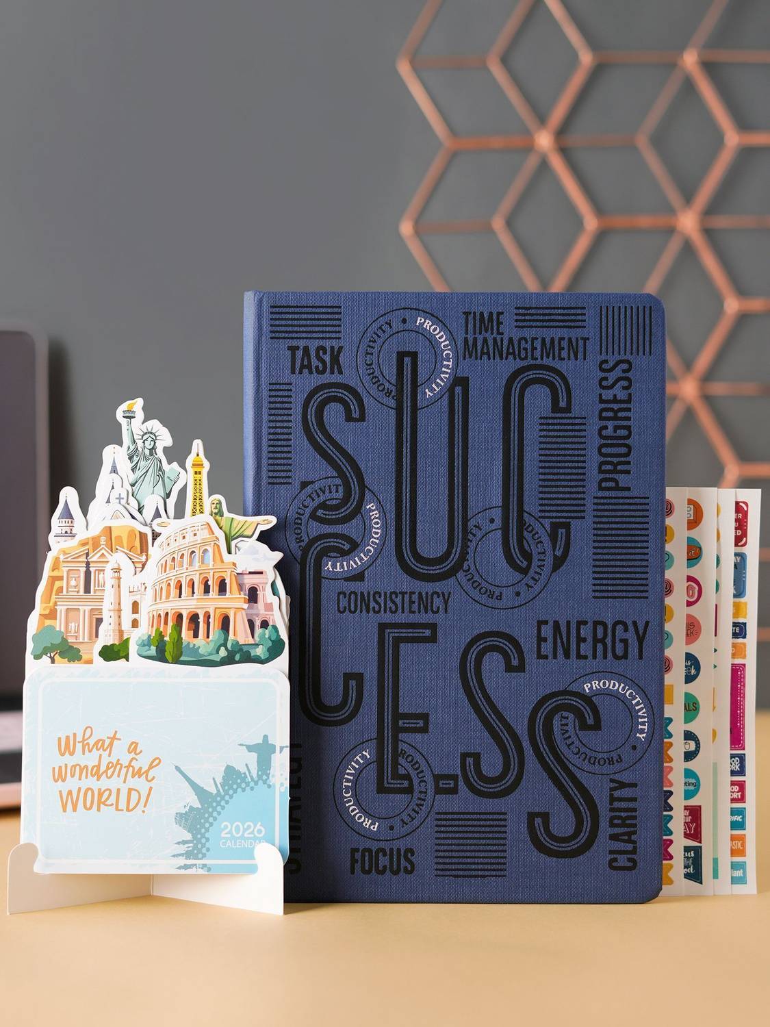 Doodle A5 Planner Ruled 288 Pages Blue - Image 1
