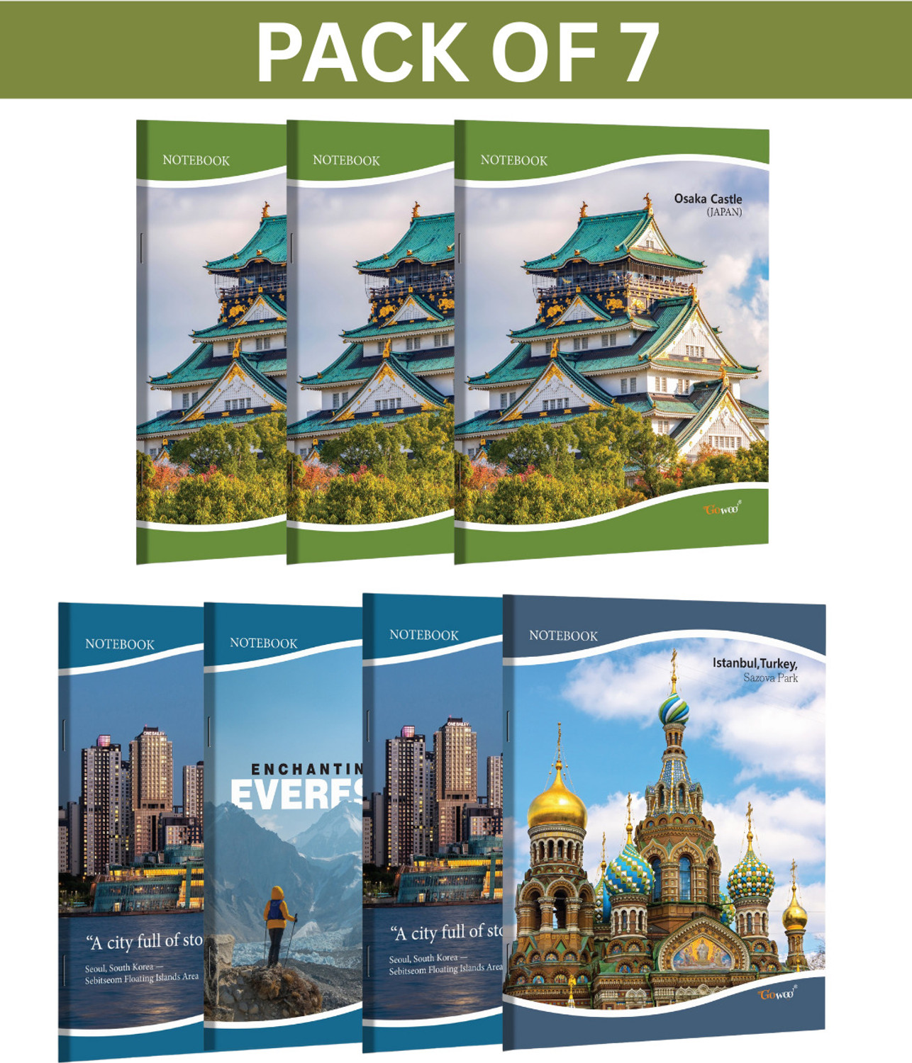 Image of SHINI LIFESTYLE 7 A5 Notebook 7 172 Pages