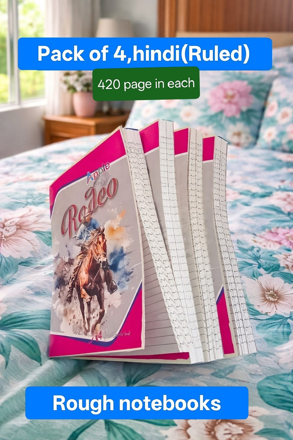 Image of City King Economy A4 Notebook Ruled 420 Pages