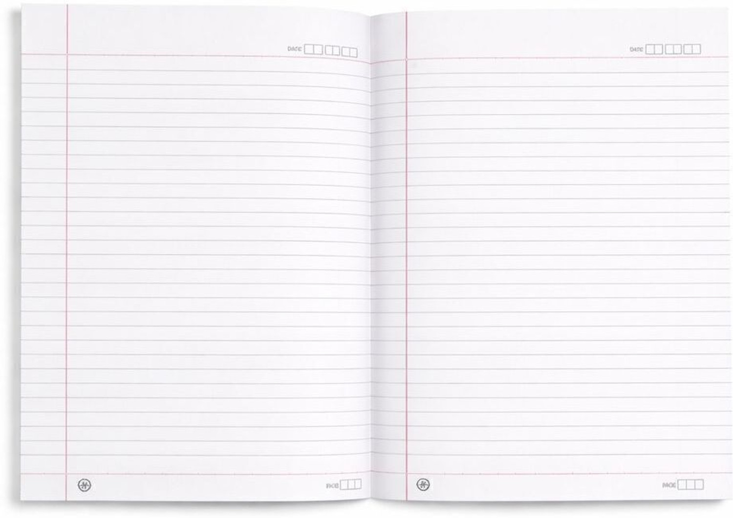 Image of GlowFuture Exercise A4 Notebook Single Line 240 Pages