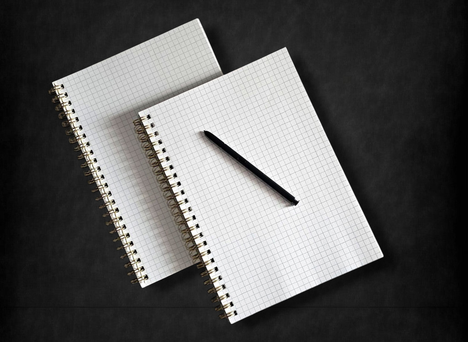 Image of TORTUGA A5 Black Square grid Notebook Golden wiro , 60 Sheets /120 Pages, 100gsm Paper, A5 Notebook SQUARE GIRD 100 Pages