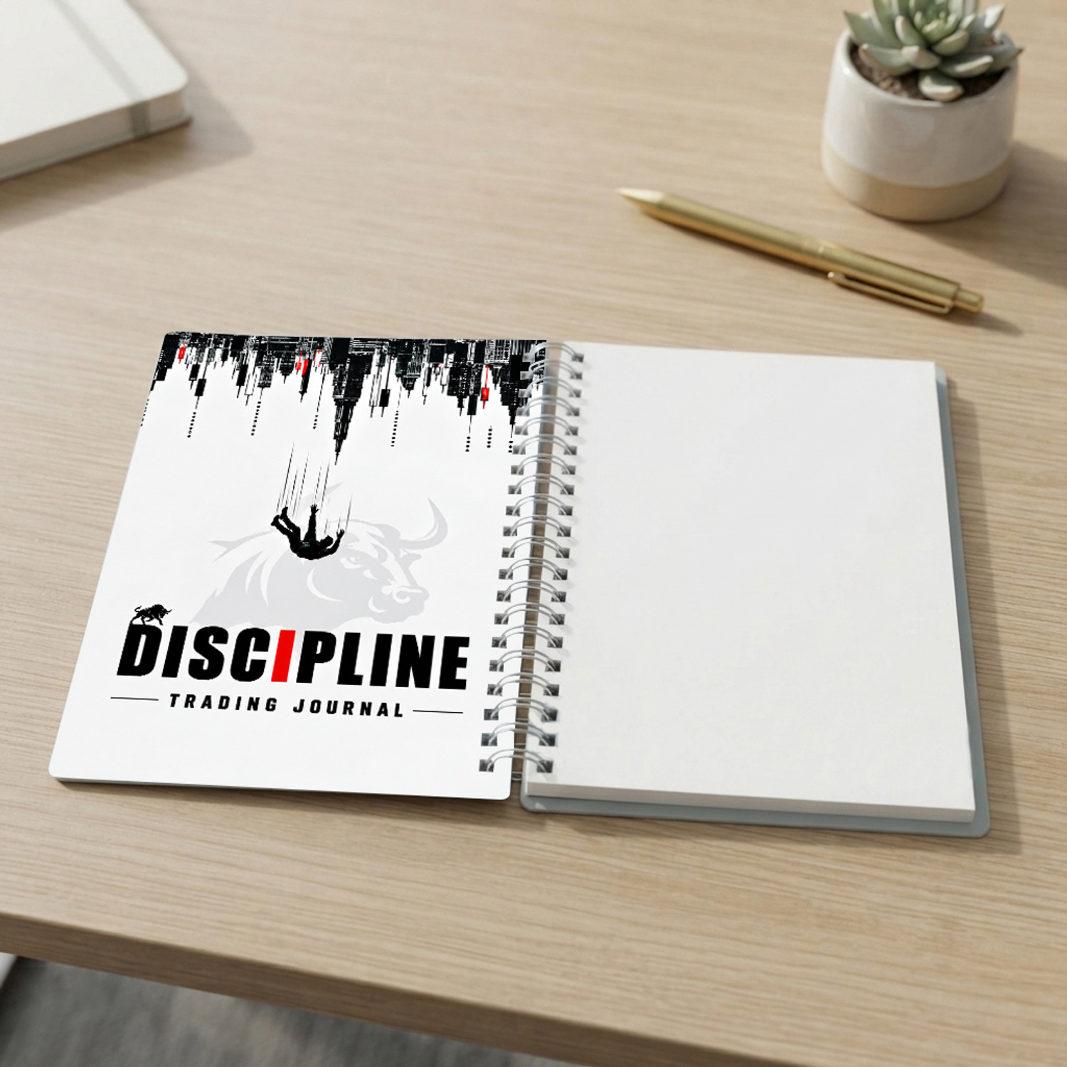 Image of TPCNOTE : Stock market trading journal / diary notebook A5 Notebook 120 Pages