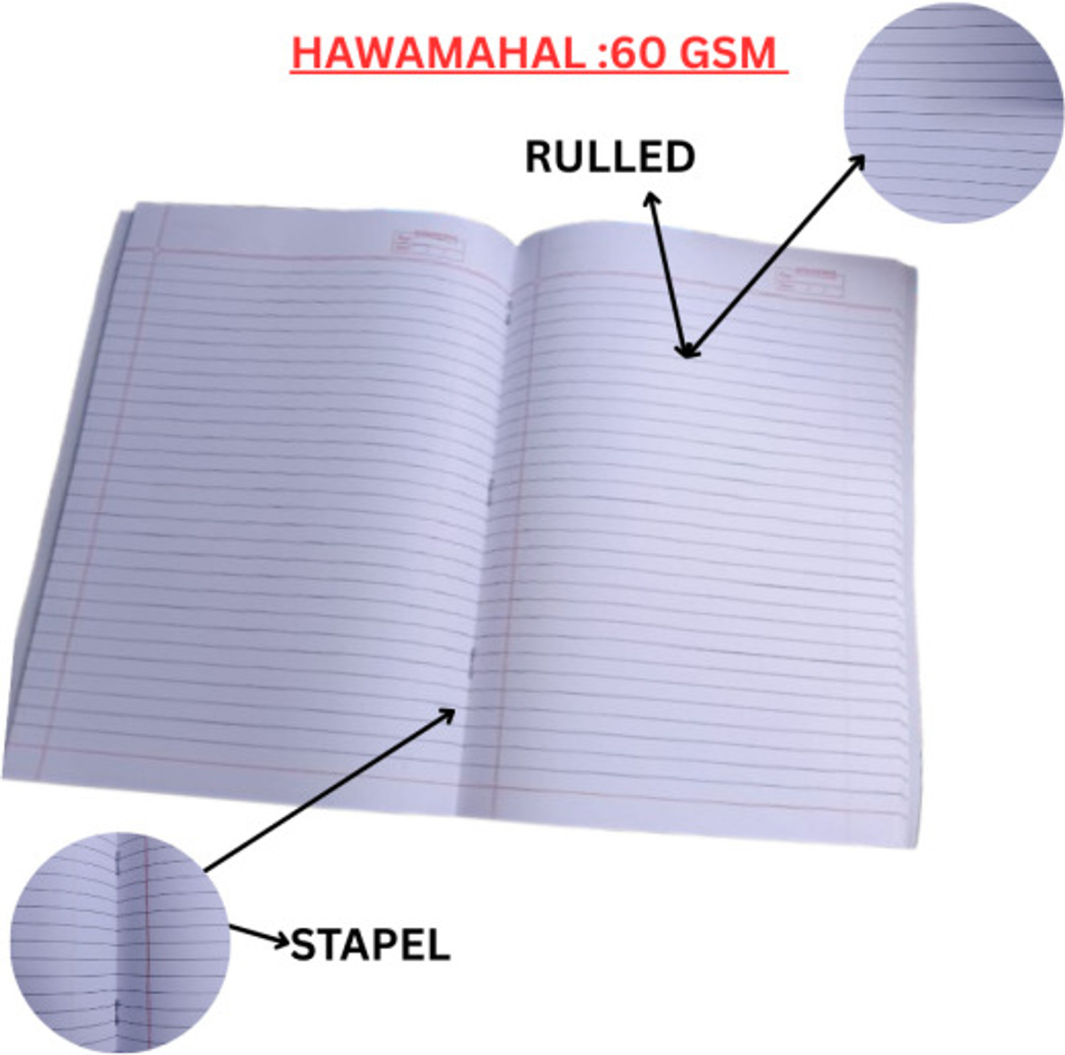 Image of Hawamahal A4 SIZE NOTEBOOKS A4 Notebook RULED 192 Pages