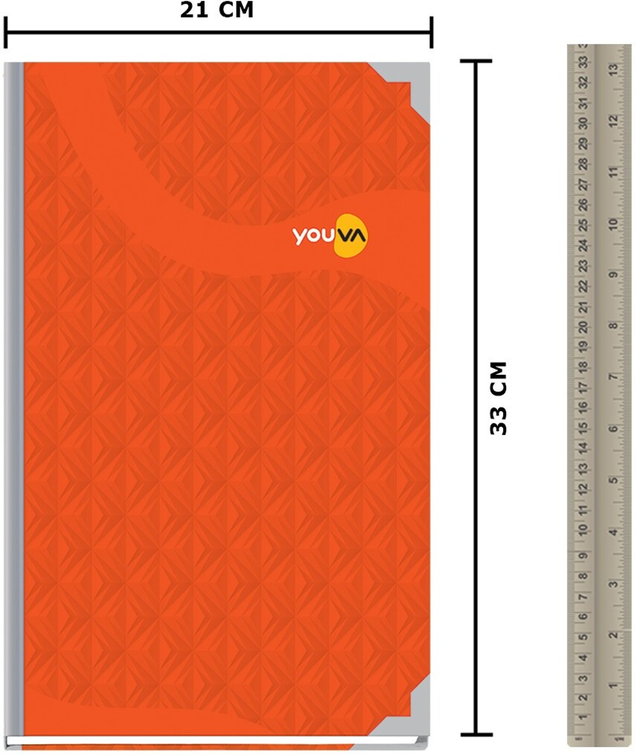 Image of NAVNEET Youva Case Bound My Notes 21x33 cm Single Line Regular Notebook Single Line 72 Pages