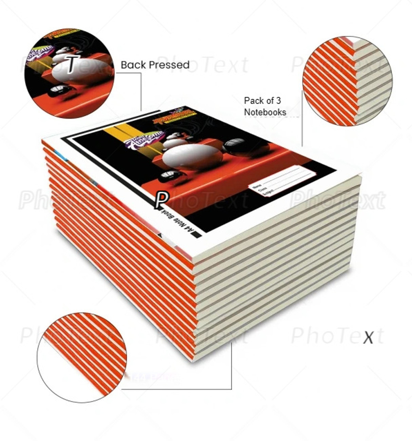 Image of Hawamahal A4 SIZE NOTEBOOKS A4 Notebook RULED 192 Pages