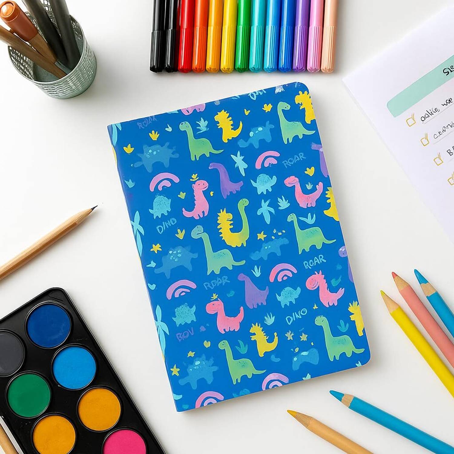 articious Dino A5 Diary Ruled 96 Pages