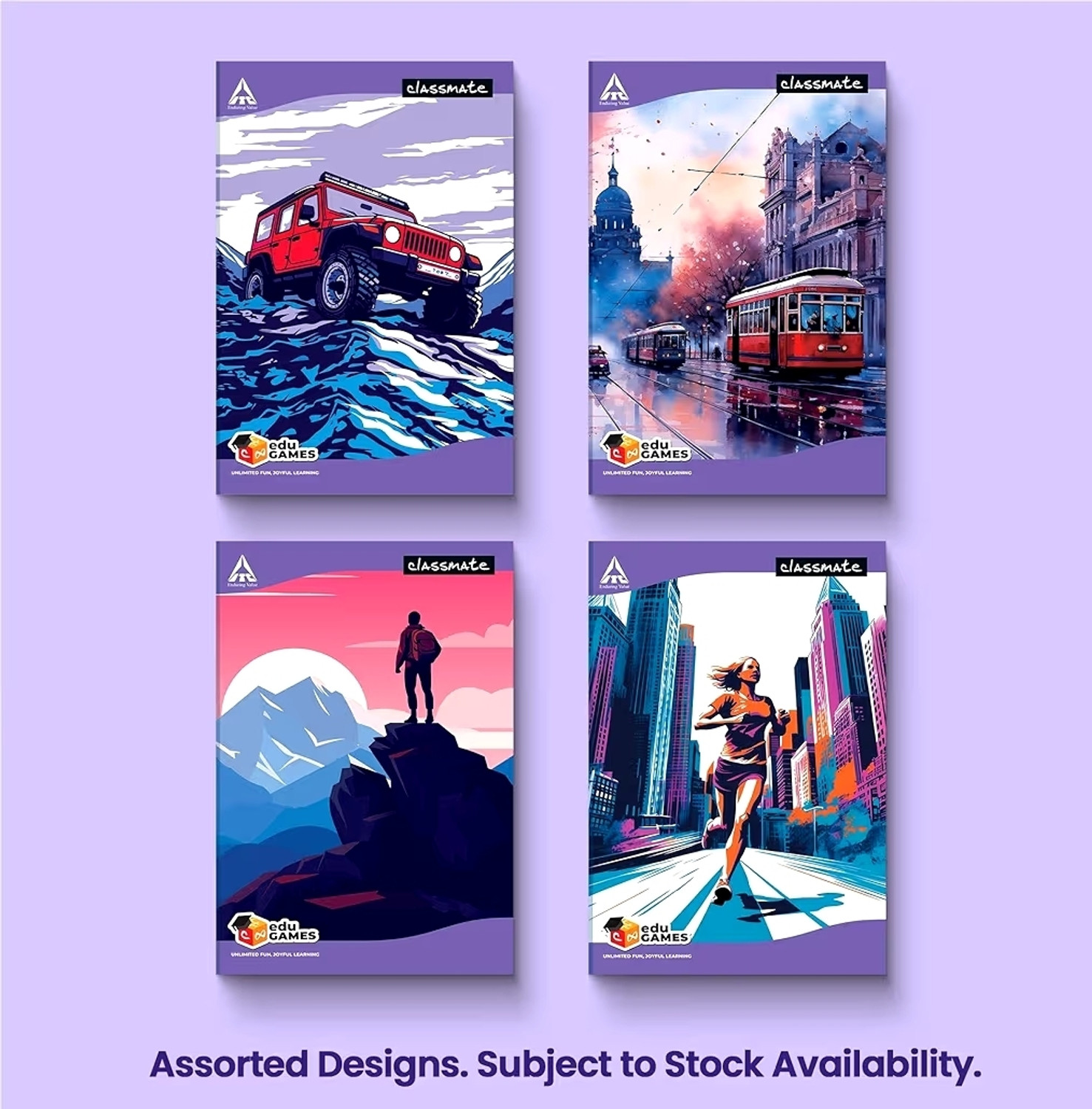 Image of Classmate Long Notebook - A4, Soft Cover, 240 Pages, Single Line - Pack of 1 A4 Notebook Yes 240 Pages
