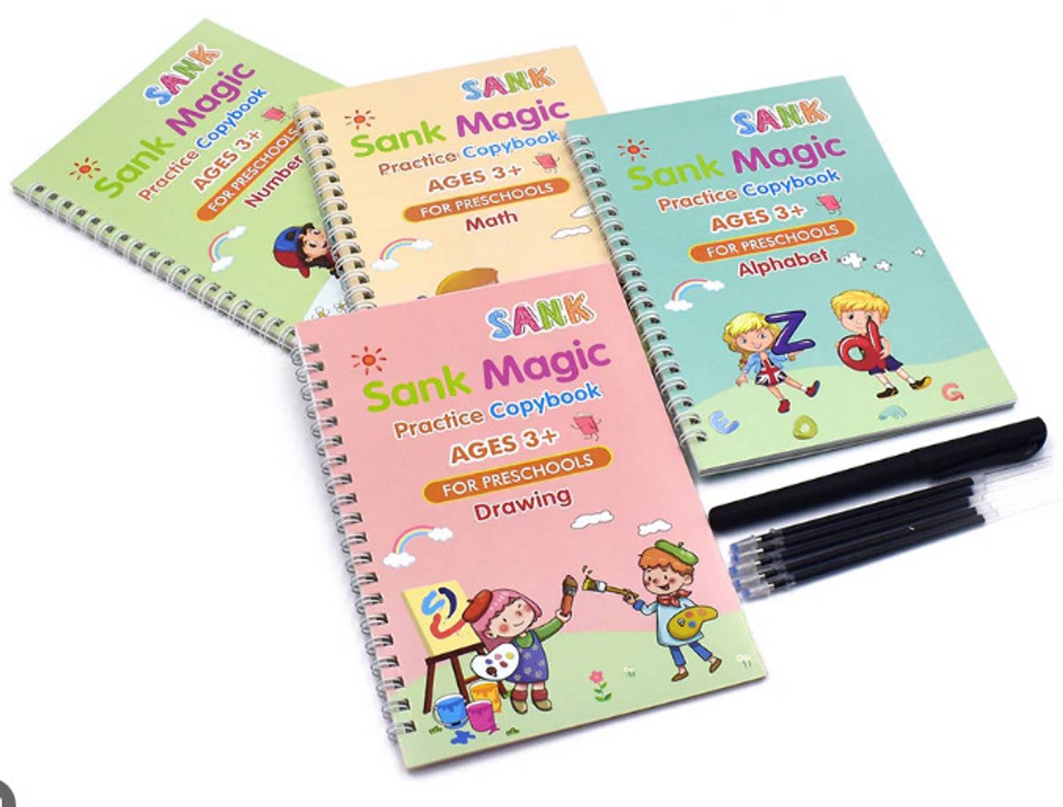 ABCD Twisty Pad Regular Notebook Ruled 5 Pages