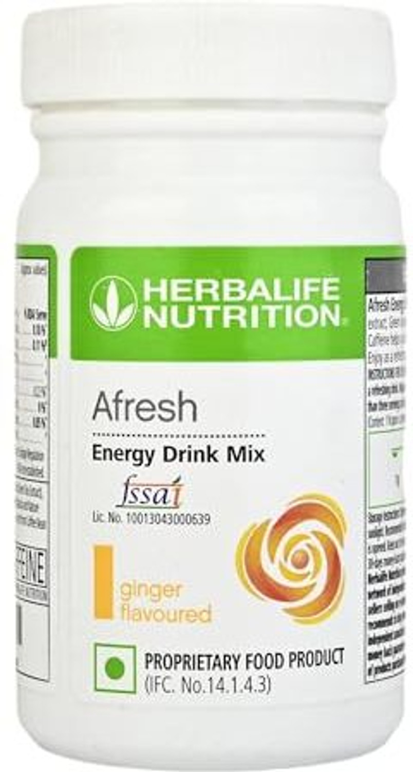 Image of Herbalife Nutrition Natural Ginger Afresh Energy Drink Mix Ginger Flavor Powder