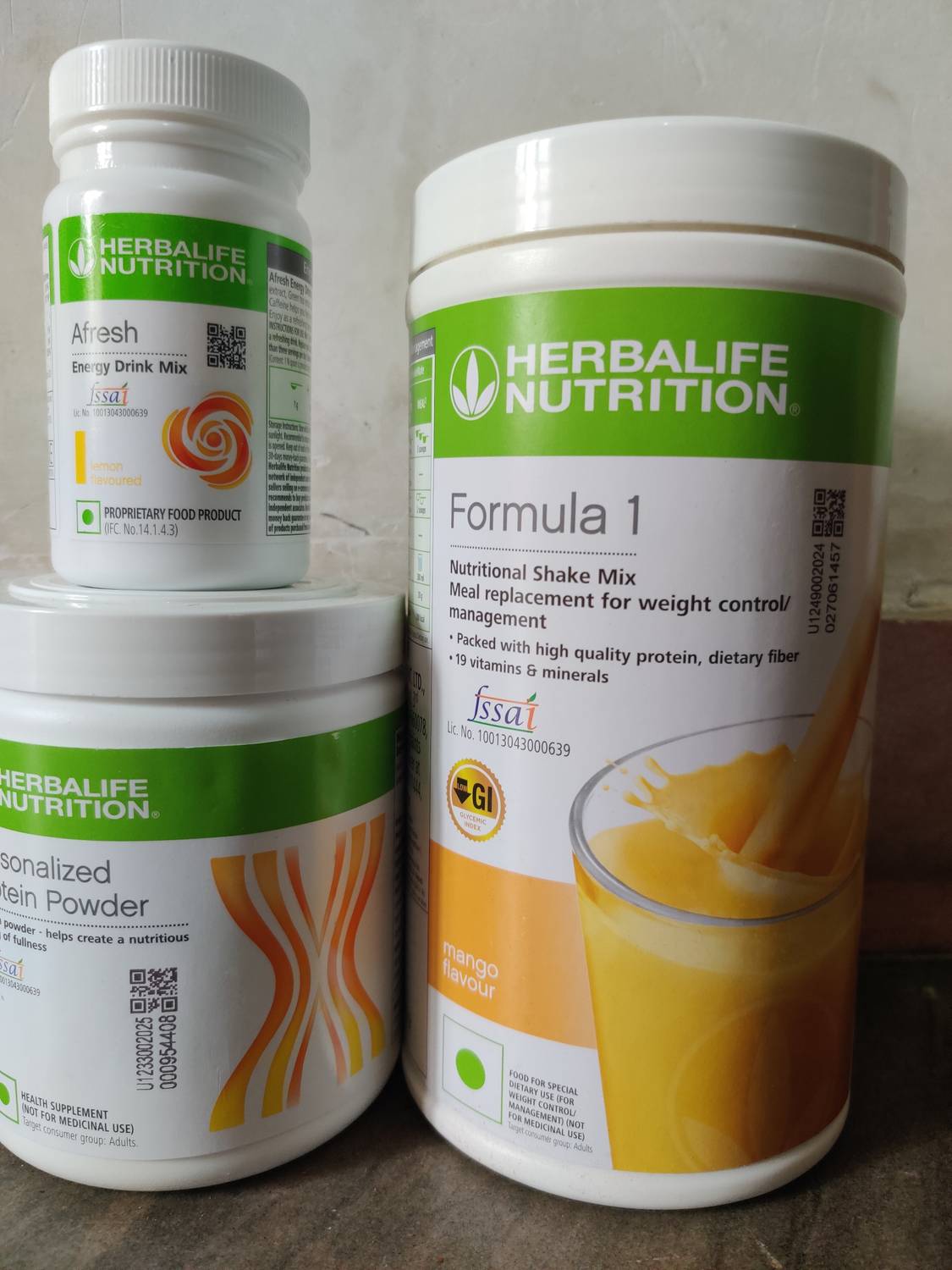 HERBALIFE Weight Loss Combo Formula 1 Shake Mix - MANGO FLAVOR