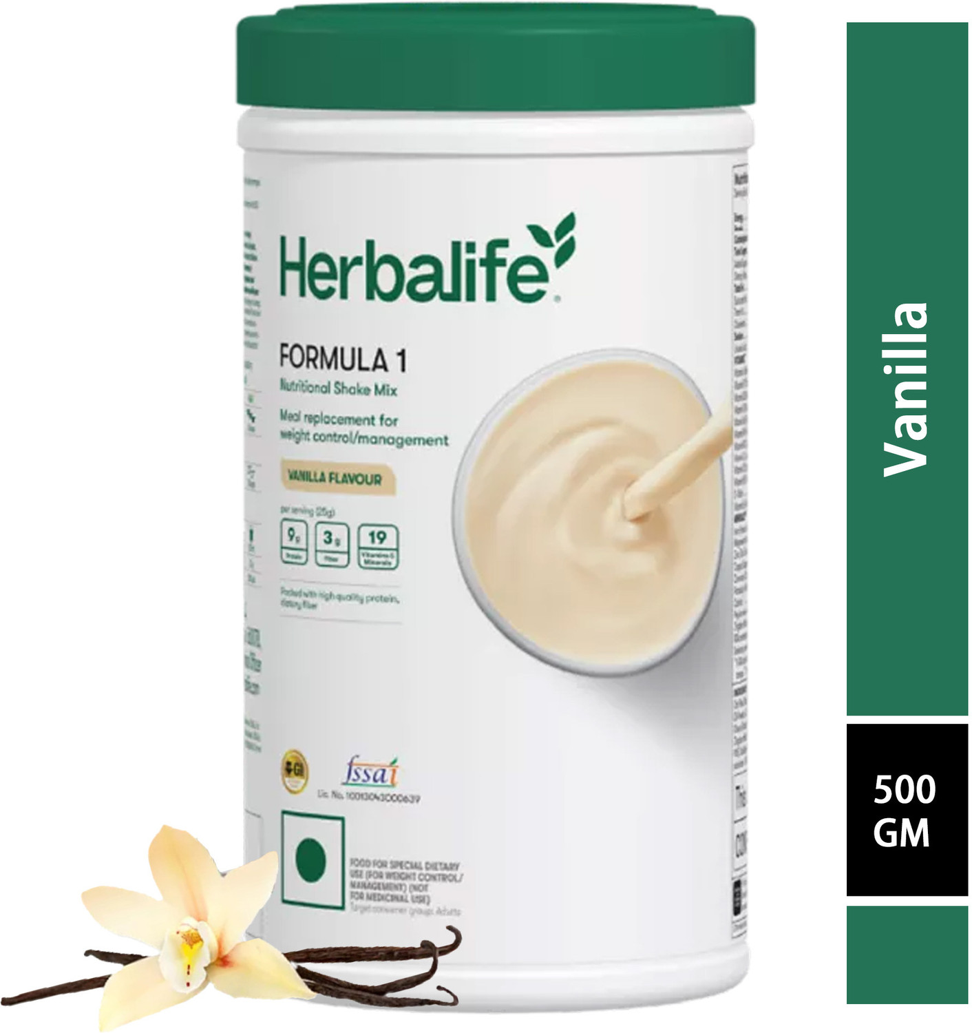 Image of Herbalife Nutrition Formula 1 shake Vanilla 500gm Vanilla Powder