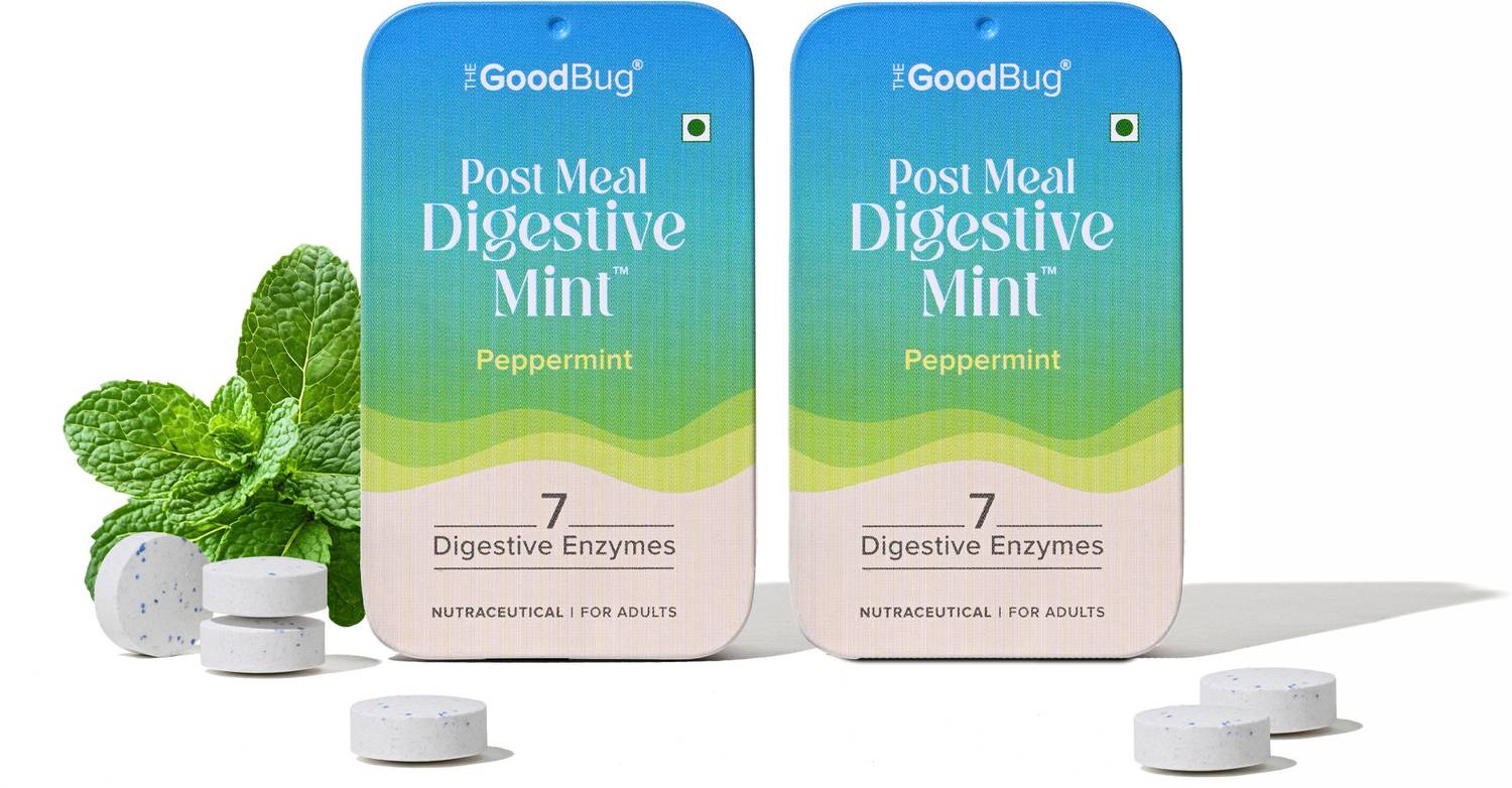 The Good Bug Post Meal Digestive Mint- Peppermint Peppermint Tabl... more