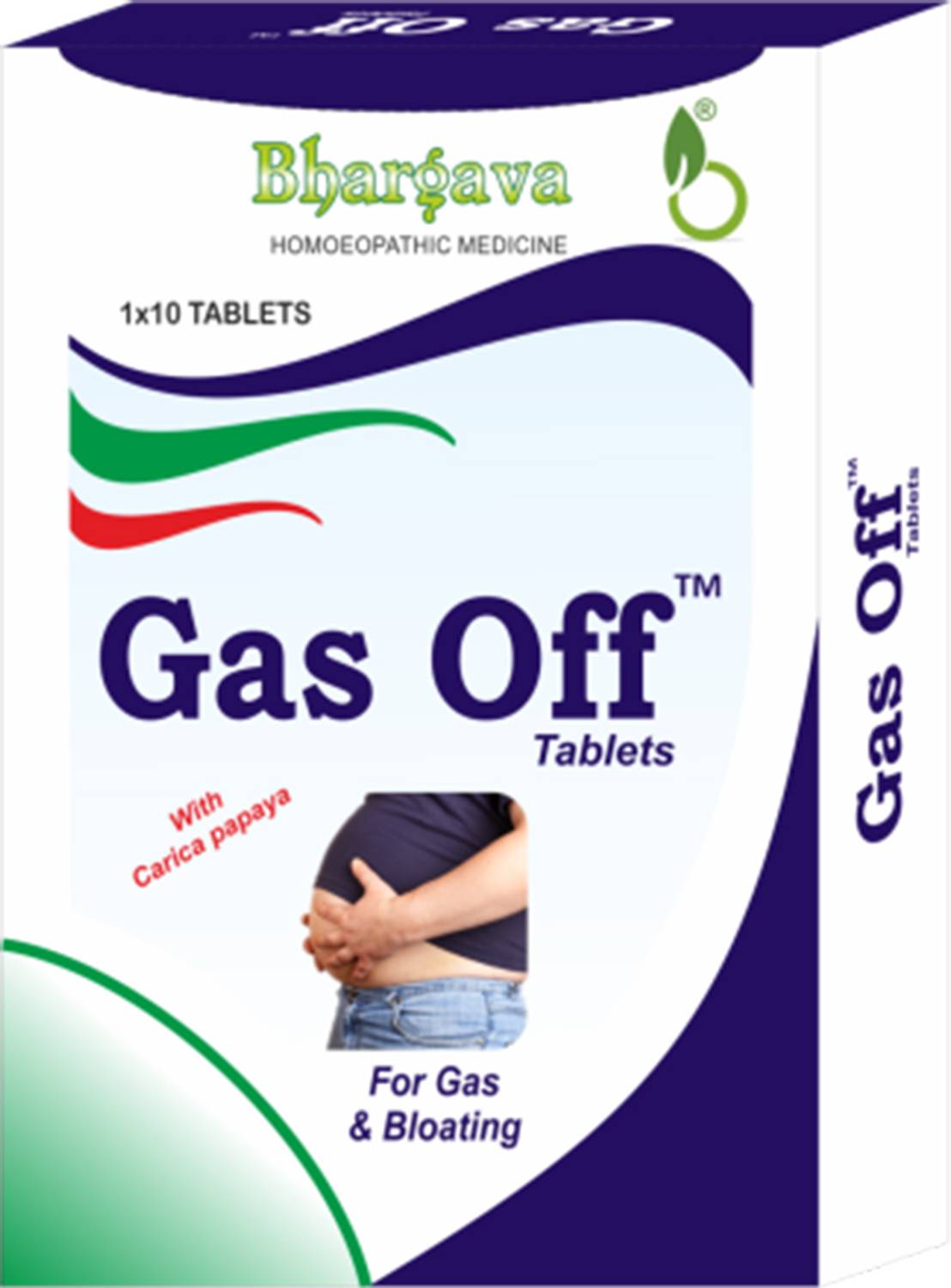 BHARGAVA Gas Off for Indigestion, Bloating, Constipation, Colitis, Gastritis & Acidity Sweet Tablet