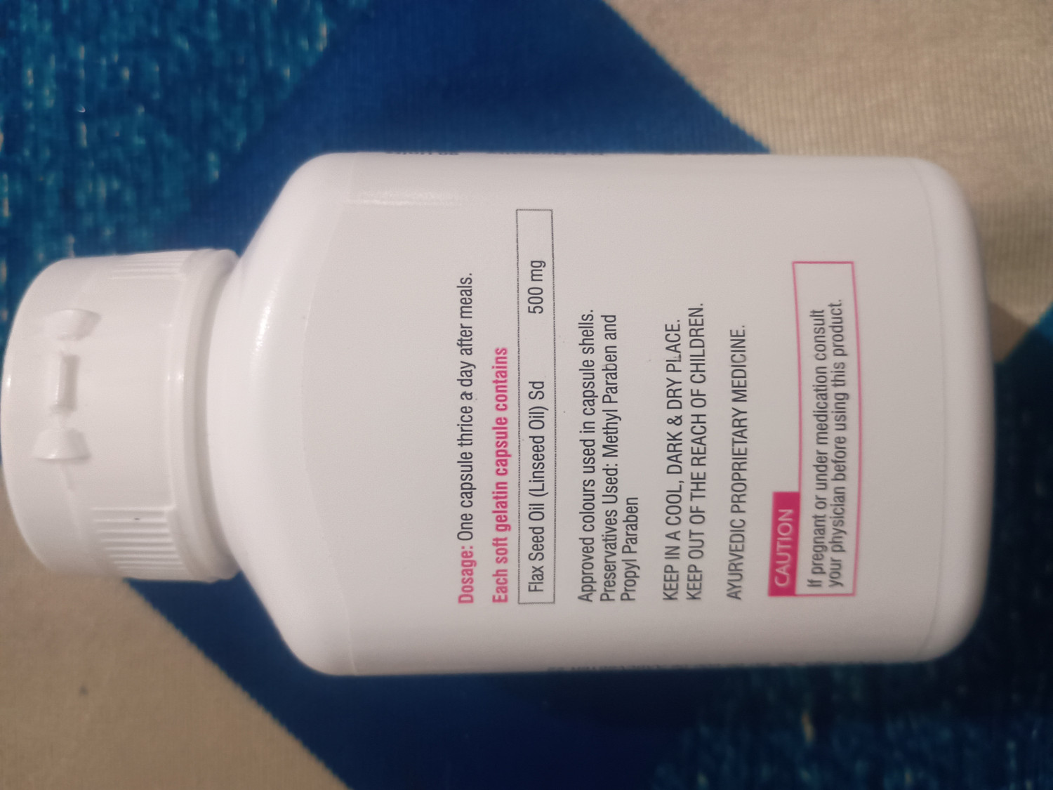 Image of Vestige Flax oil Plan Capsules
