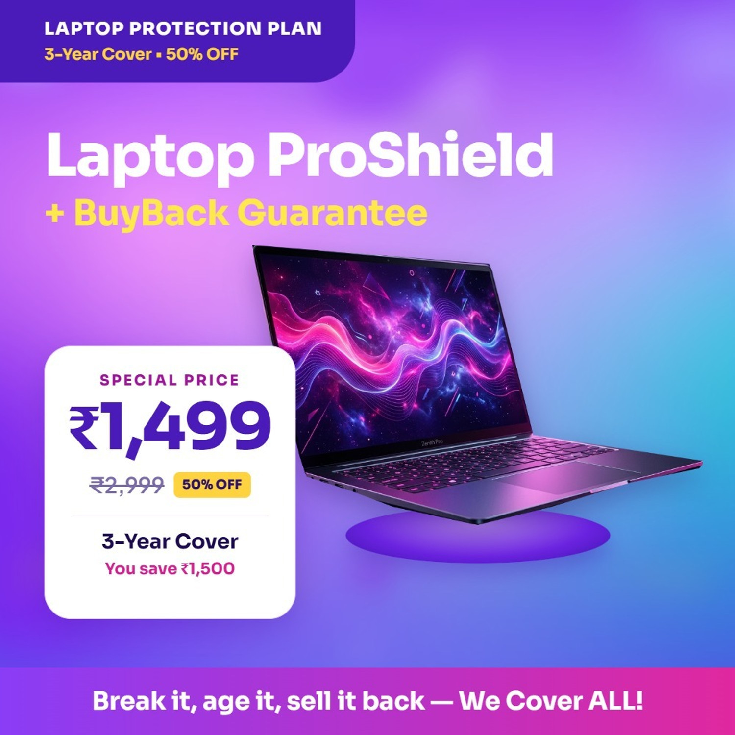 Image of Laptop ProShield + Buyback (3 Years)