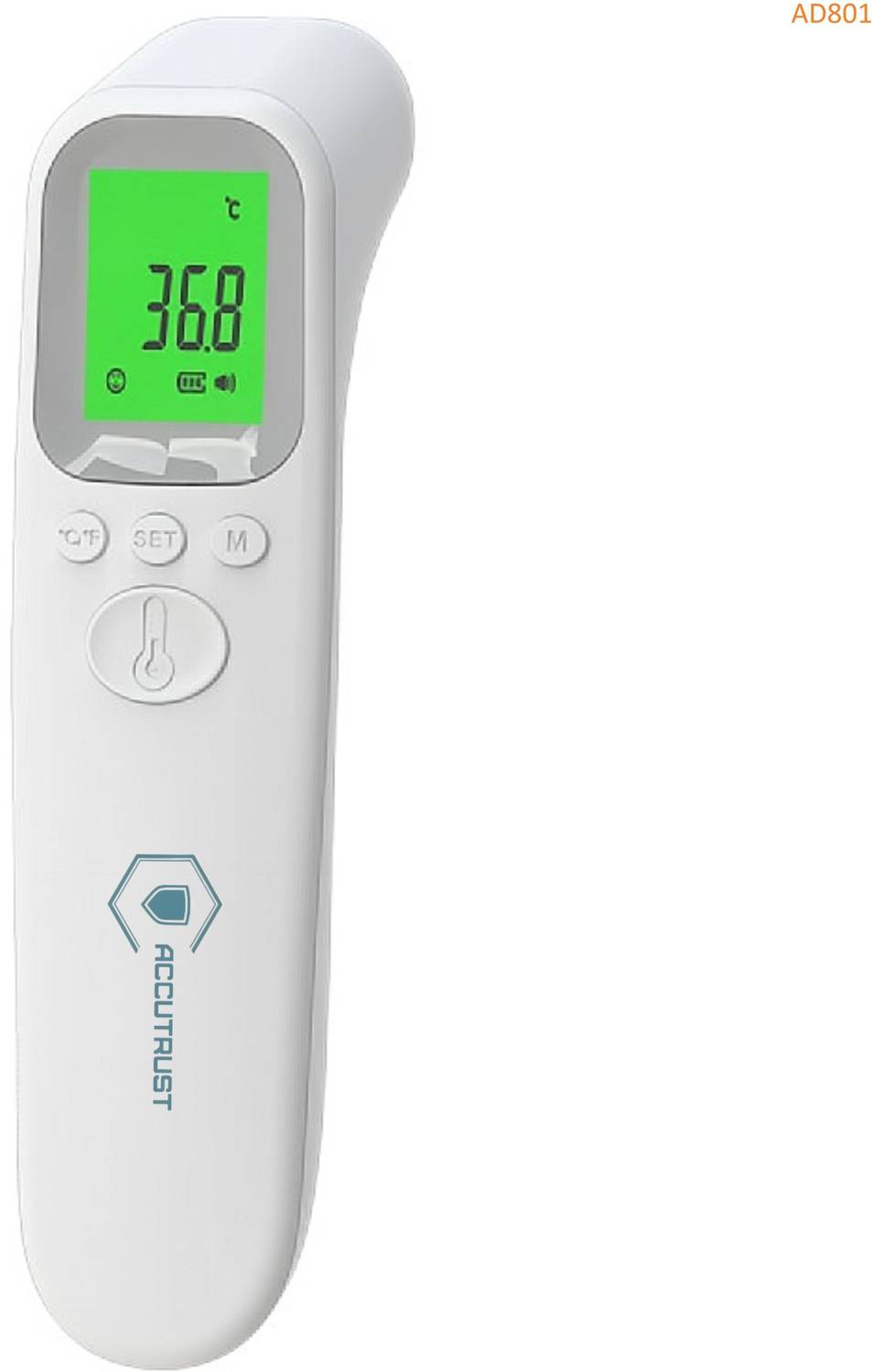 Accutrust AD802 Trust Digital Infrared Forehead Thermometer Gun | Non-Contact, 1 Second Fast Reading Thermometer - Accutrust : Flipkart.com