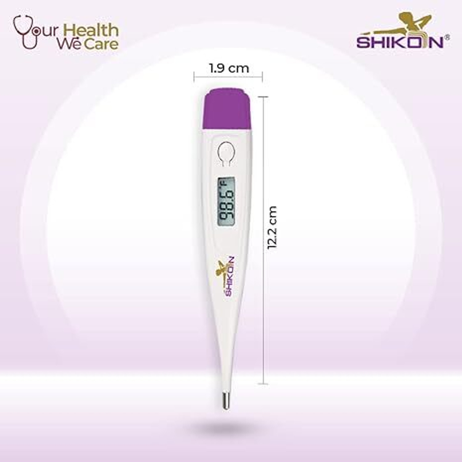 Image of Shikon SK-033 Digital Thermometer, Fever Alarm, Memory function, Made in India Thermometer