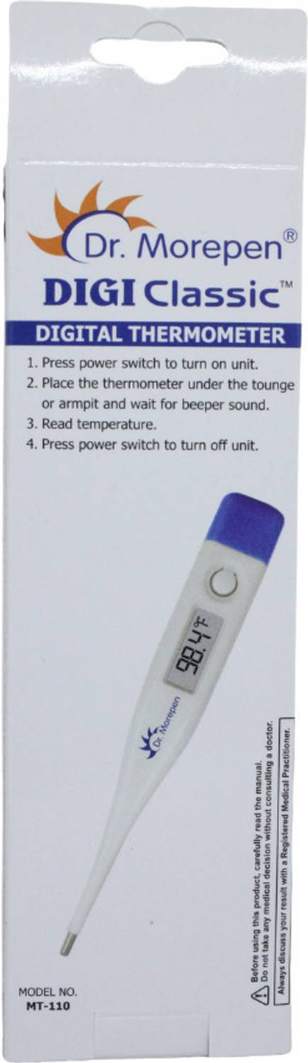 Dr. Morepen Digital Thermometer MT-110 Thermometer (White)