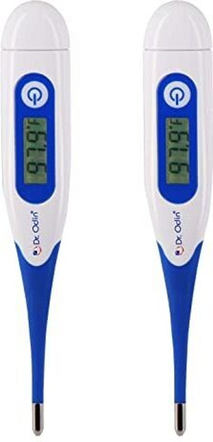 Image of Dr. Odin DMT 4333 Digital Thermometer FDA Approved Digital Medical Thermometer Pack of 2 Thermometer