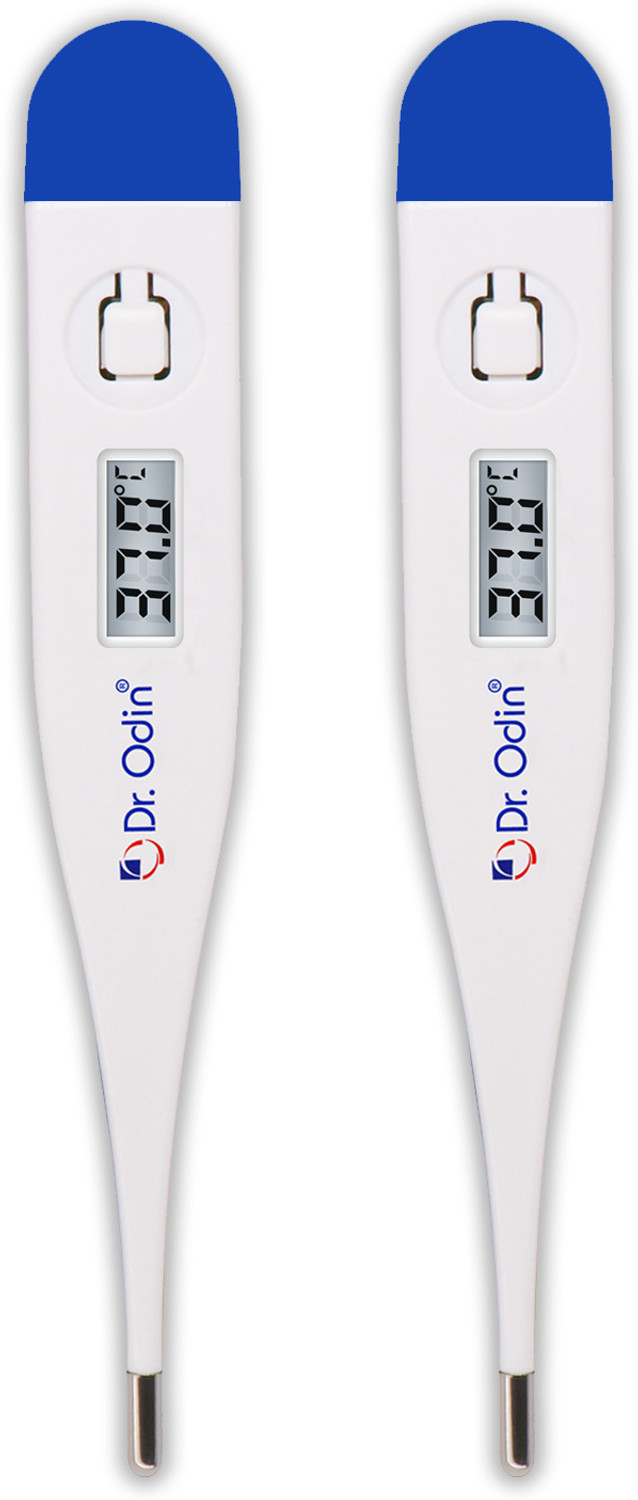 Image of Dr. Odin MT101 Digital Thermometer 20 Second Reading Infant, Kid, Adult Pack of 2 DMT 101 Thermometer