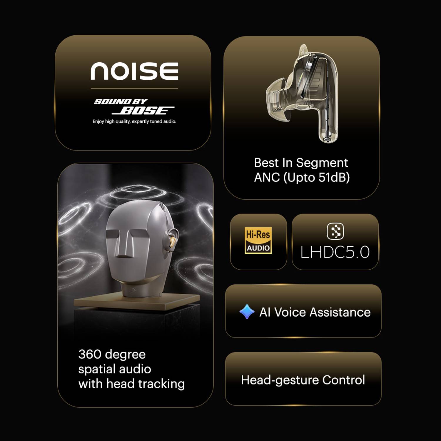 Noise MasterBuds 2 with Bose Sound, 51dB ANC - Image 2