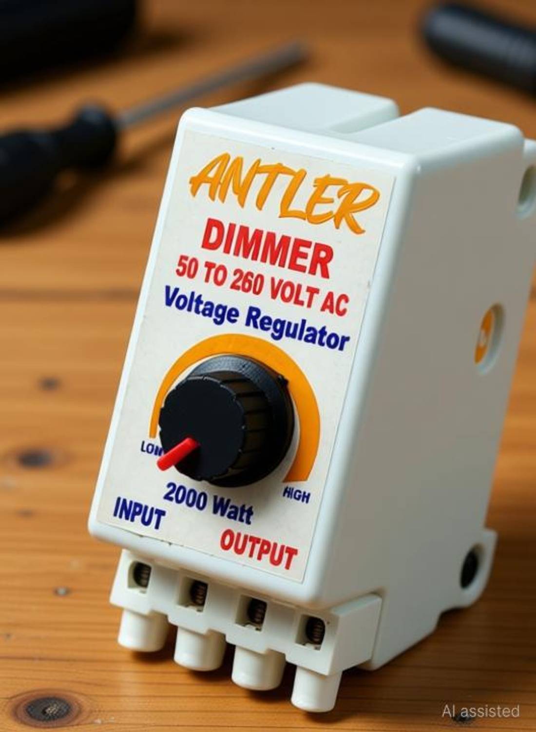 Antler Voltage Regulator Dimmer Speed Controller Switch Brightness Controller 10 A Rotary Dimmer