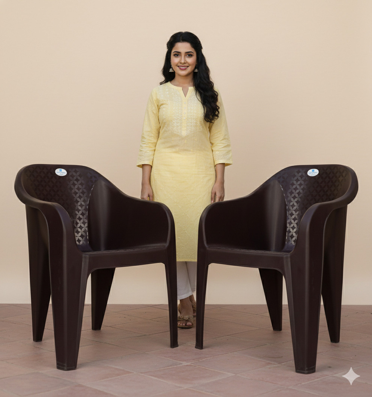 Image of HOMIBOSS chairs for home, outdoor, garden, events, resturant Plastic Dining Chair