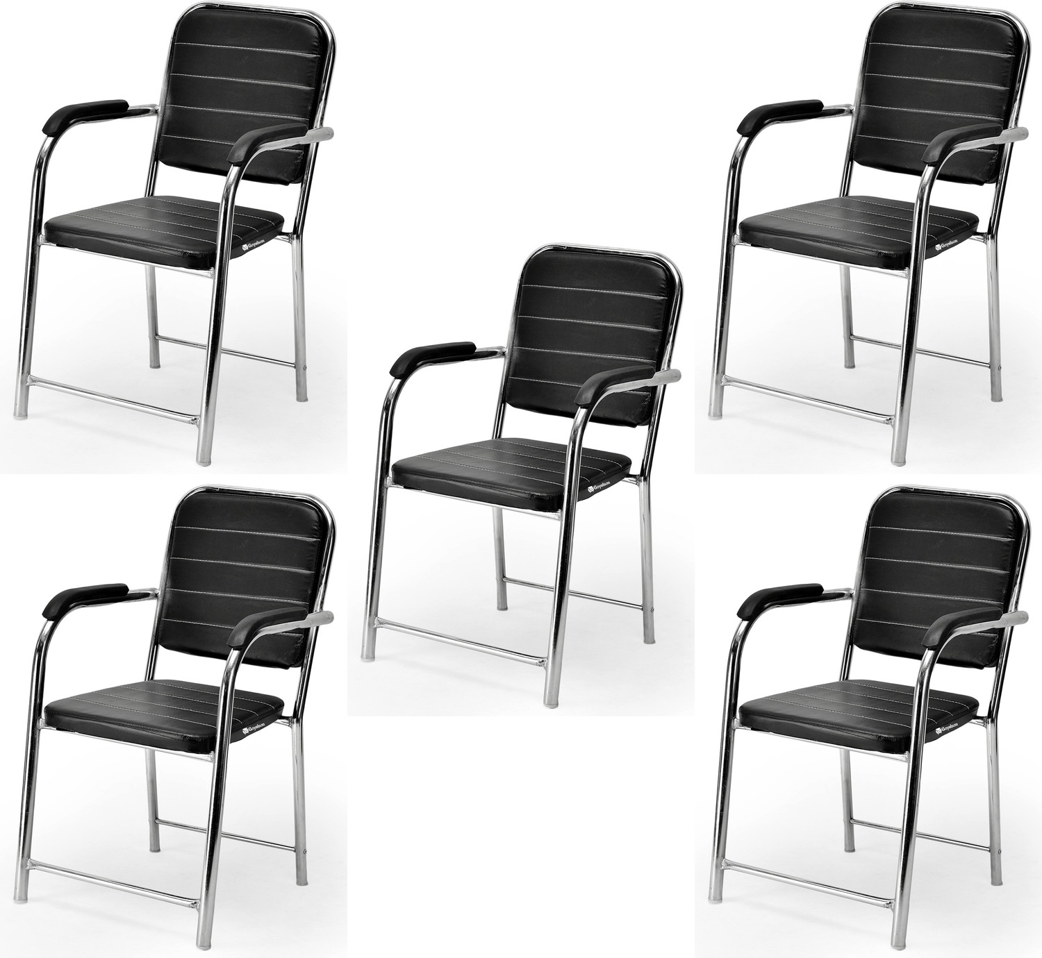 Image of RATISON Executive Office /Visitor /Study /Computer /Student /Work from Home Chair Leatherette Office Visitor Chair