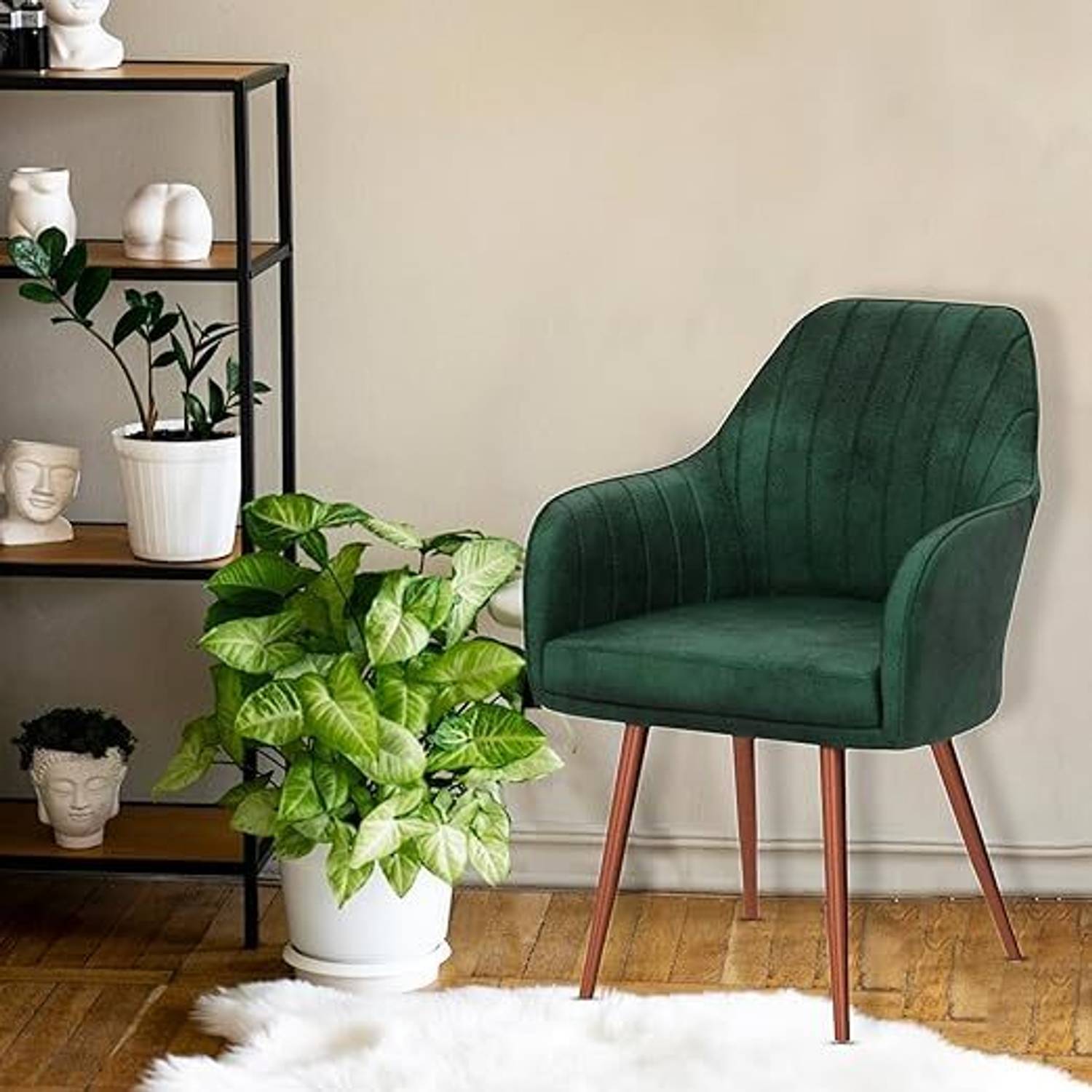 Toxigo Fabric Living Room Chair Green - Image 2