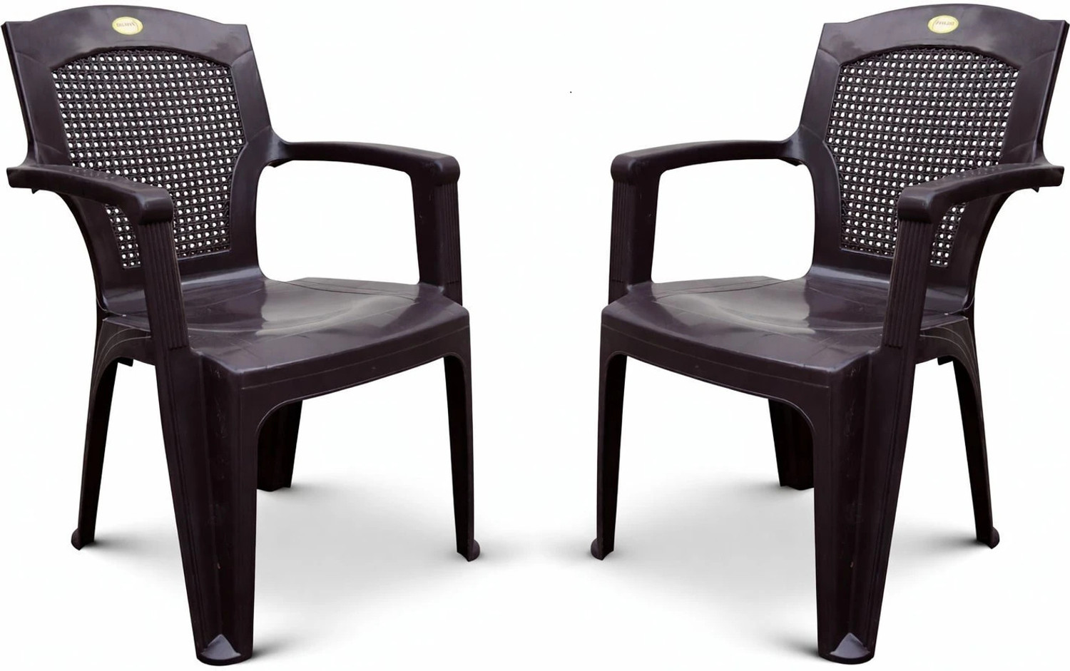 Image of HOMIBOSS Plastic Chairs for Home & Outdoor | Strong & Durable | Balcony & Office Use Plastic Dining Chair