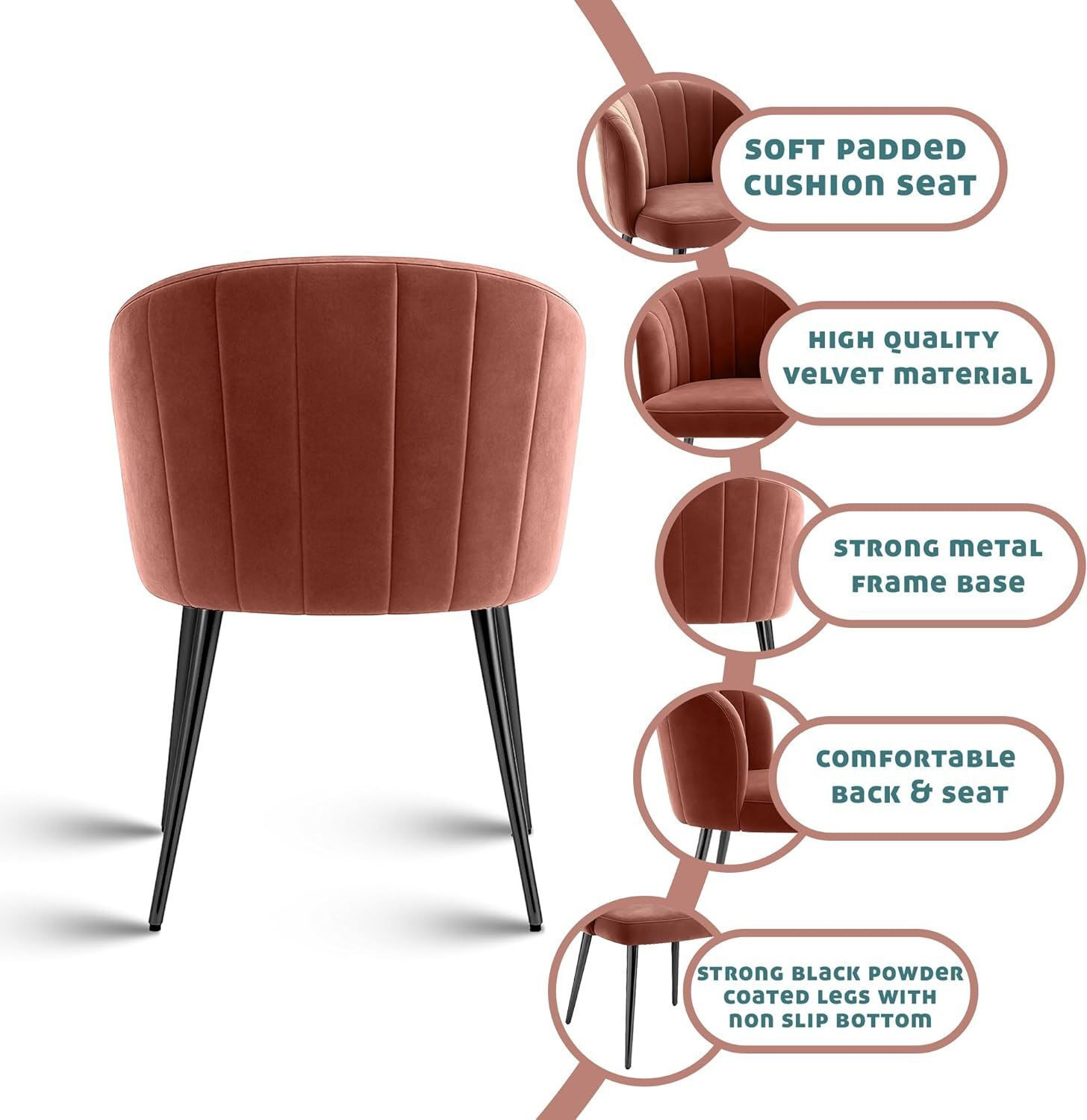 Image of S K hindustan Fire Cafe Chairs Metal Dining Chair
