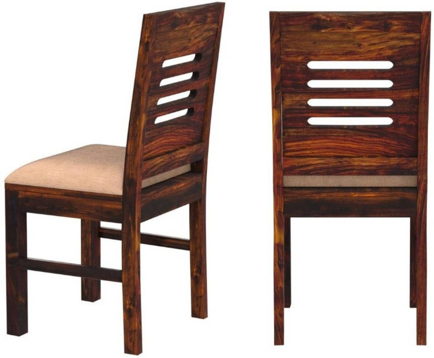 Image of Shree Jeen Mata Enterprises Sheesham Wood Dining Chair Set Of 2 | Wooden Chair Set| Solid Wood Dining Chair| Solid Wood Dining Chair