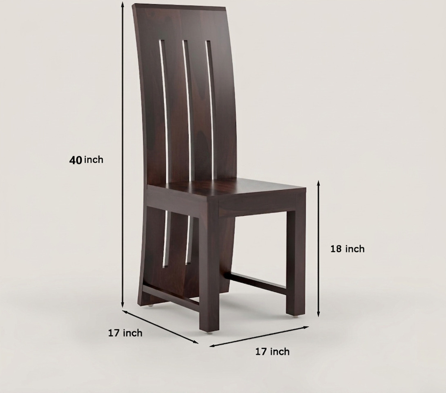 Image of Shree Jeen Mata Enterprises Sheesham Wood Dining Chair Set Of 4 | Wooden Chair Set| Solid Wood Dining Chair| Solid Wood Dining Chair
