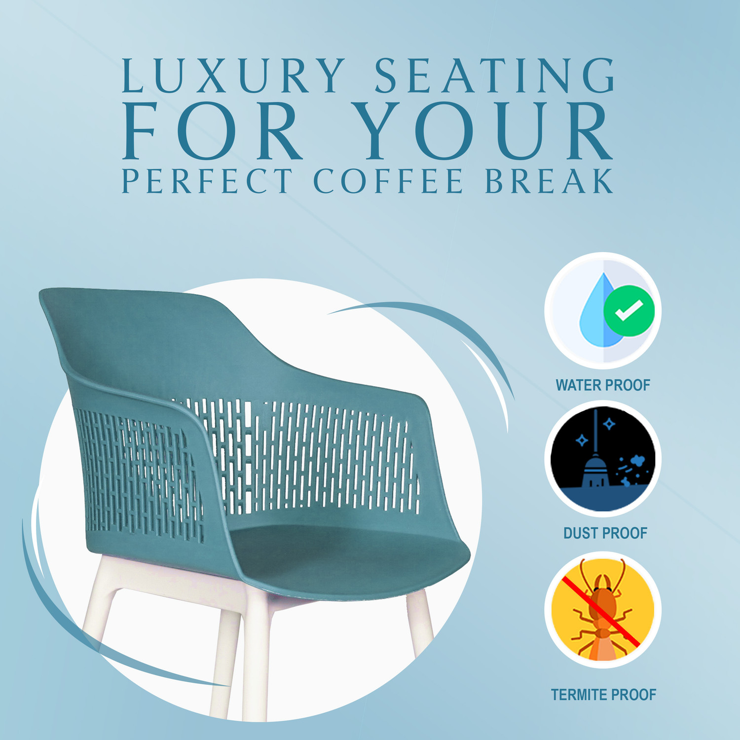 Image of Diya Plastic Outdoor Chair