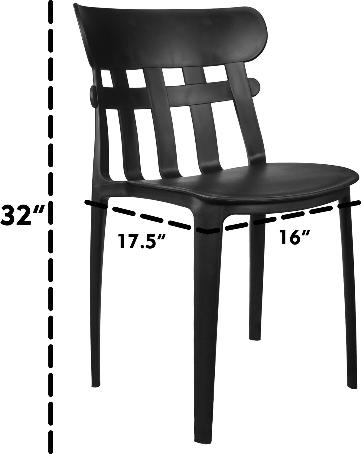 Image of Rose Designer Chairs Aux Modern Stackable chairs for Dining, Outdoor & Home Plastic Dining Chair