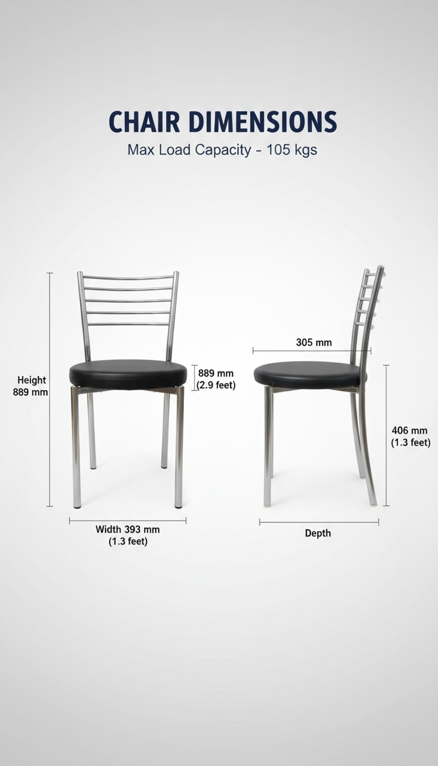 Image of Newlike Metal Dining Chair