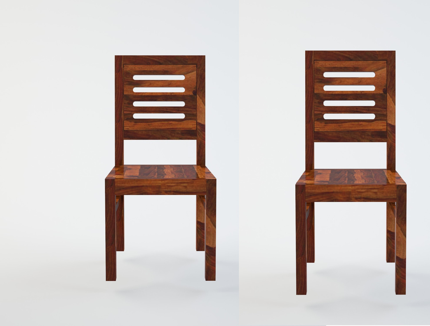 Image of Worldwood Solid Wood Dining set of 2 chair Solid Wood Dining Chair