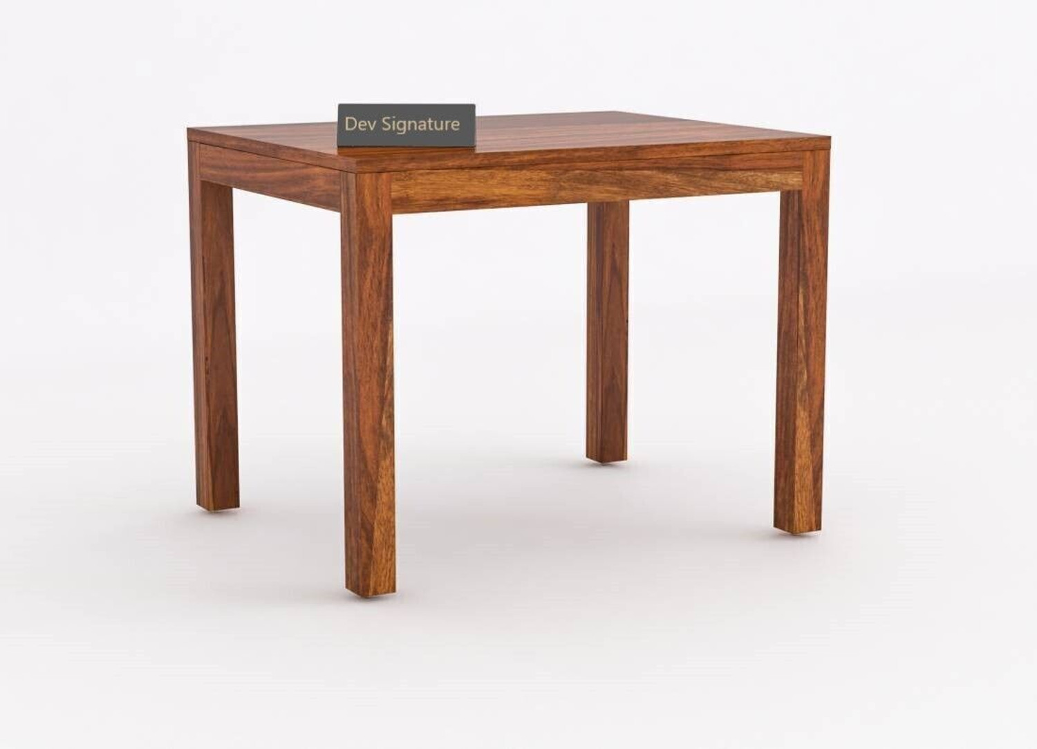 Image of Devsignature Solid Sheesham Wood Four Seater Dining Set For Kitchen , Hotel , Restaurant Solid Wood 4 Seater Dining Set