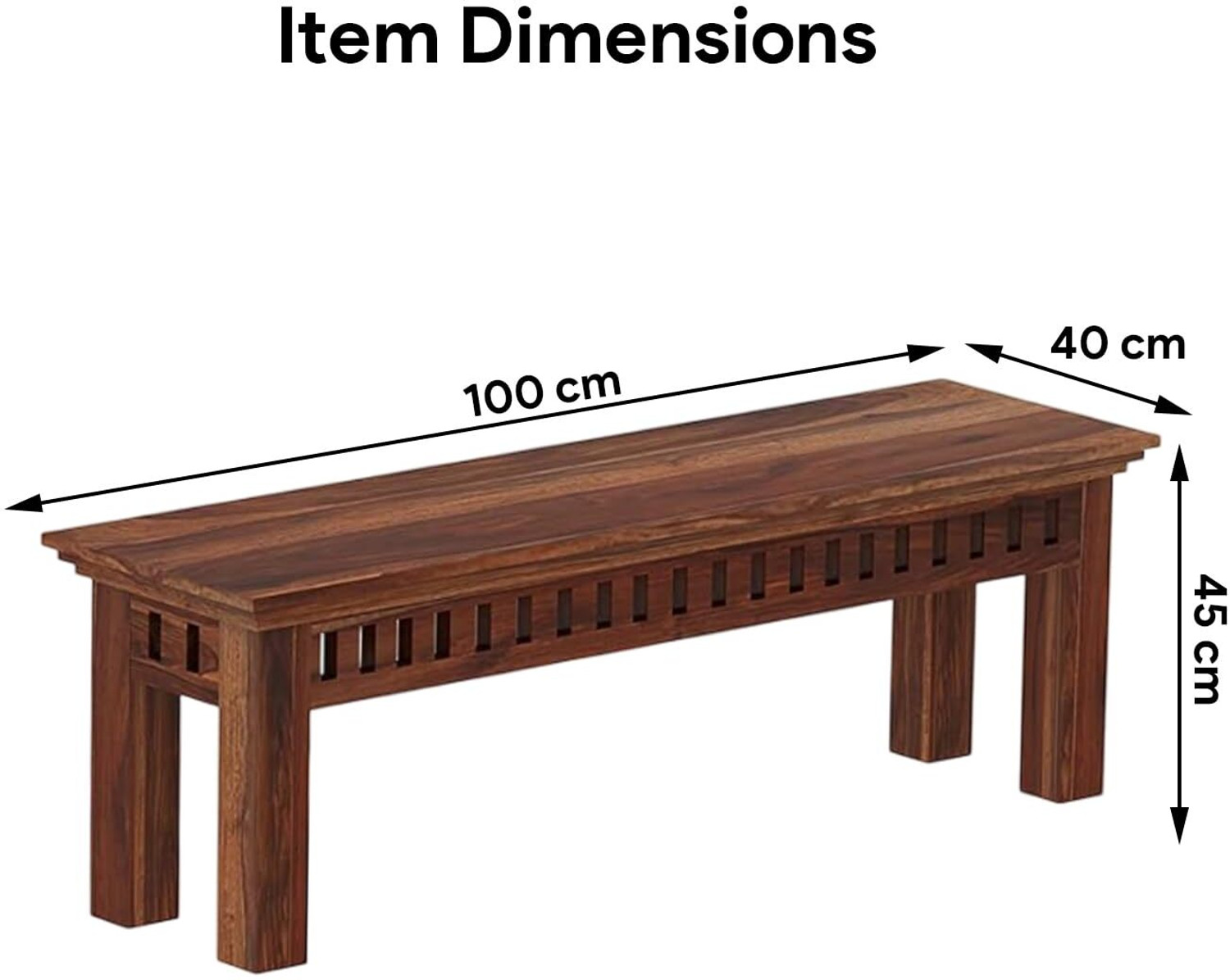 Image of WOODENJOY Sheesham Wood 6-Seater Dining Set with Table and Chairs for Dining room /Home Solid Wood 6 Seater Dining Set