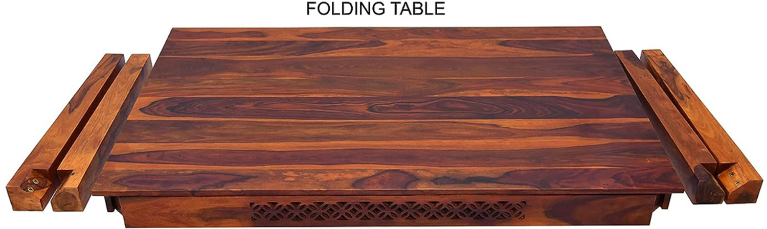 Image of Mooncraft Solid Wood 6 Seater Dining Set