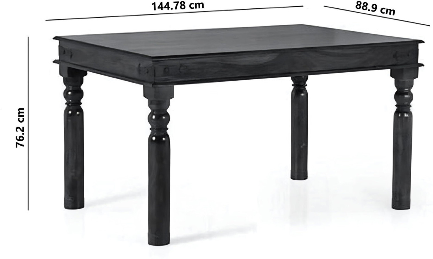 Image of Shree Jeen Mata Enterprises Sheesham Wood 6 Seater Dining| Wooden Table Chair Set| Living Room Dining Set | Solid Wood 6 Seater Dining Set