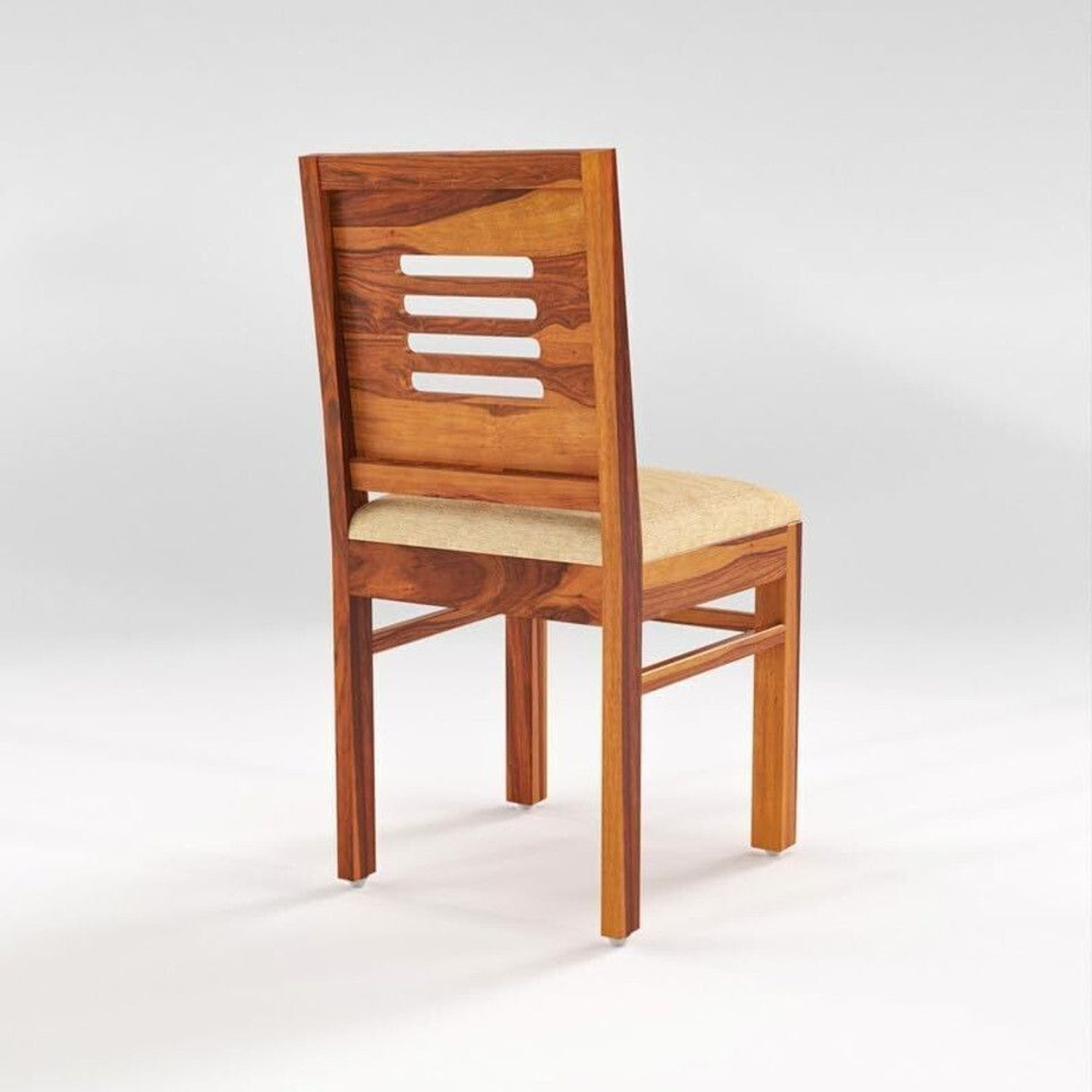 Image of DITHA Solid Wood Dining Set| Wooden Table Chair Set|4 Seater Dining| Dining Table Set| Solid Wood 4 Seater Dining Set