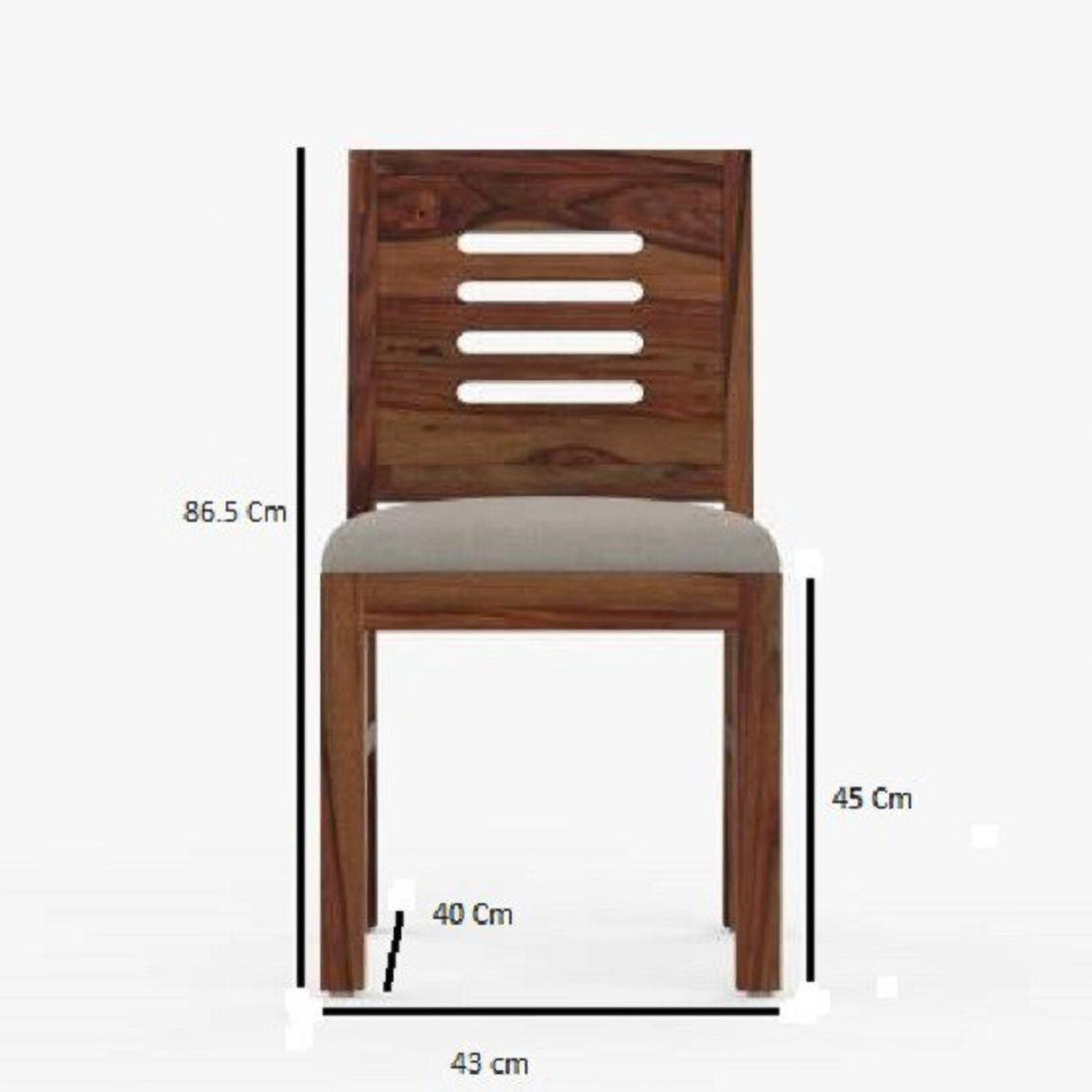 Image of JeenWood Beautiful Dining Set In Sheesham Wood In Living Room Solid Wood 4 Seater Dining Set