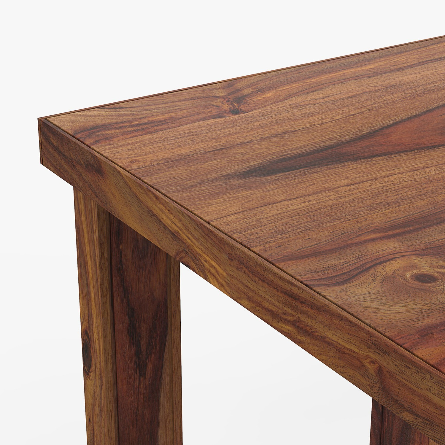 Image of JeenWood Beautiful Dining Set In Sheesham Wood In Living Room Solid Wood 4 Seater Dining Set