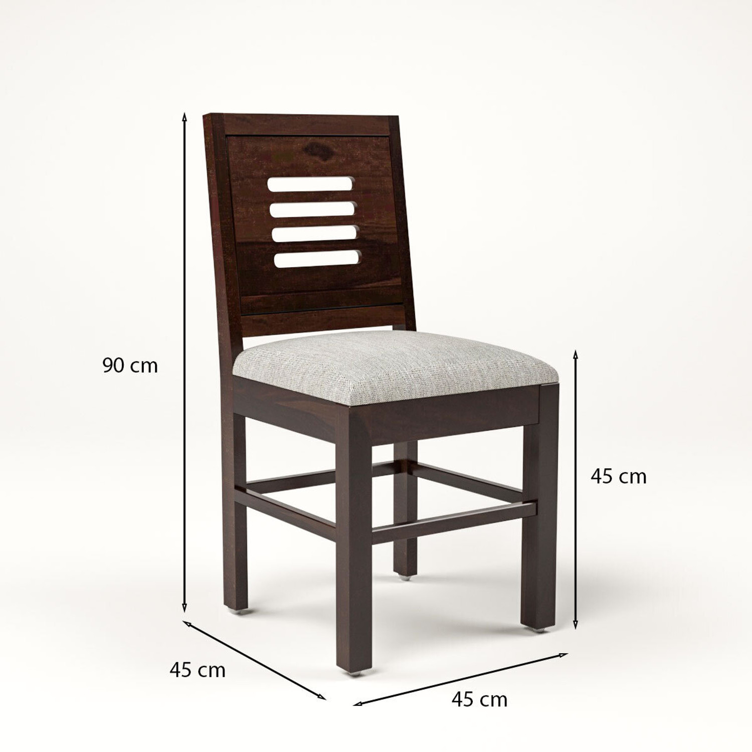 Image of Wopno Furniture Solid Wood 6 Seater Dining Set
