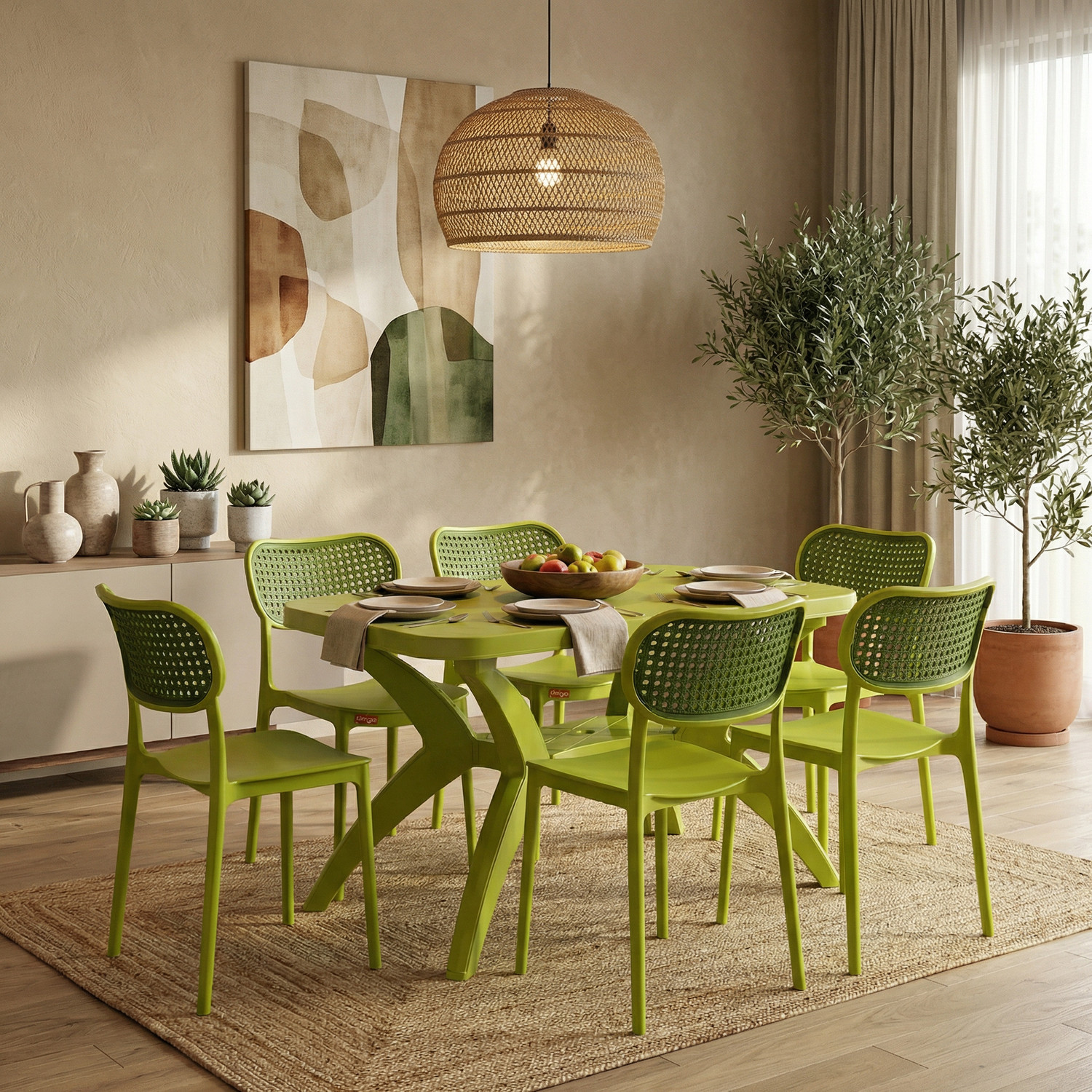 Image of TrendyLivings Chair for Home | Dining Chair | Suitable for Home, Cafe & Restaurant Plastic Outdoor Chair