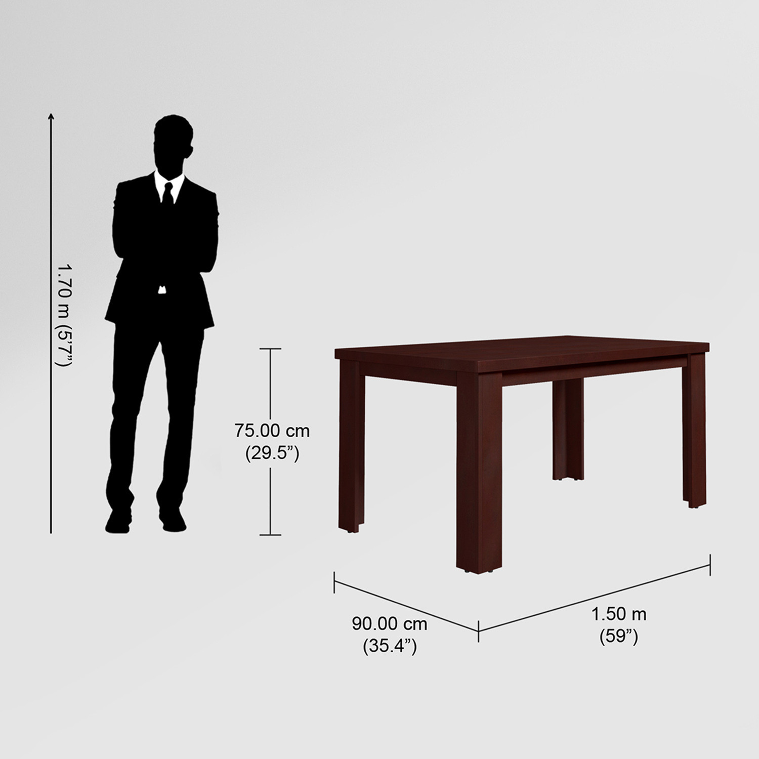 Image of Interio by Godrej Jack Engineered Wood 6 Seater Dining Table